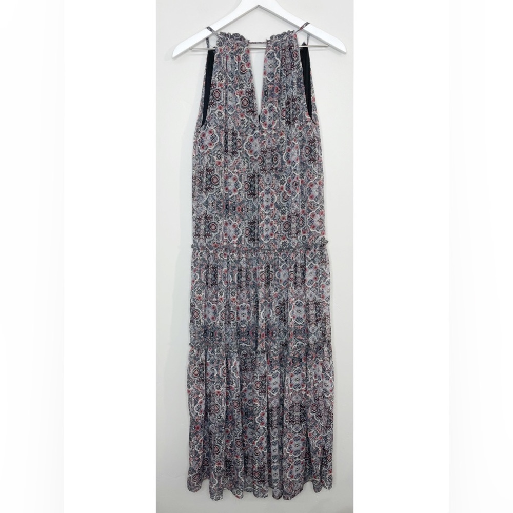 Nwt Anthropologie Drew Boho Floral tiered Sleeveless Maxi Dress Size Small - Picture 6 of 12